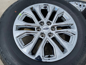 20" Ford F-150 LARIAT Limited OEM 10619 rims wheels CHROME Expedition 2026 NEW Texas Truck Tire