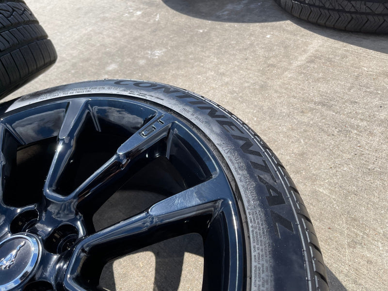 19" Ford Mustang Stealth GT OEM wheels rims 3863 tires CONTINENTAL Texas Truck Tire