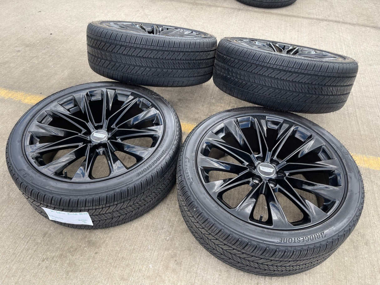 24" Cadillac Escalade V OEM ONYX wheels rims 2022 2023 2024 2025 2026 NEW Texas Truck Tire