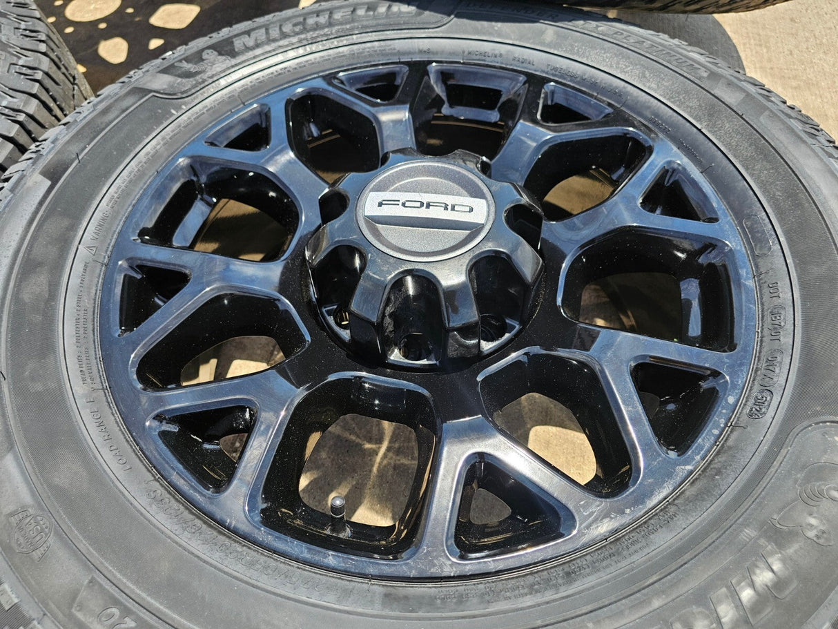 20" Ford F-250 F-350 OEM Lariat wheels rims 10292 tires MICHELIN NEW Texas Truck Tire