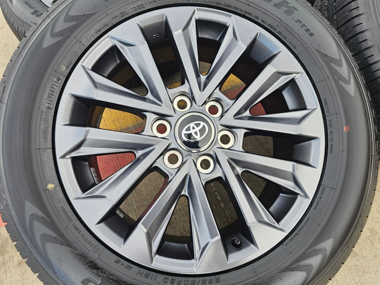 20" Toyota Land Cruiser OEM wheels rims Tundra Sequoia 2024 2025 2026 NEW Texas Truck Tire