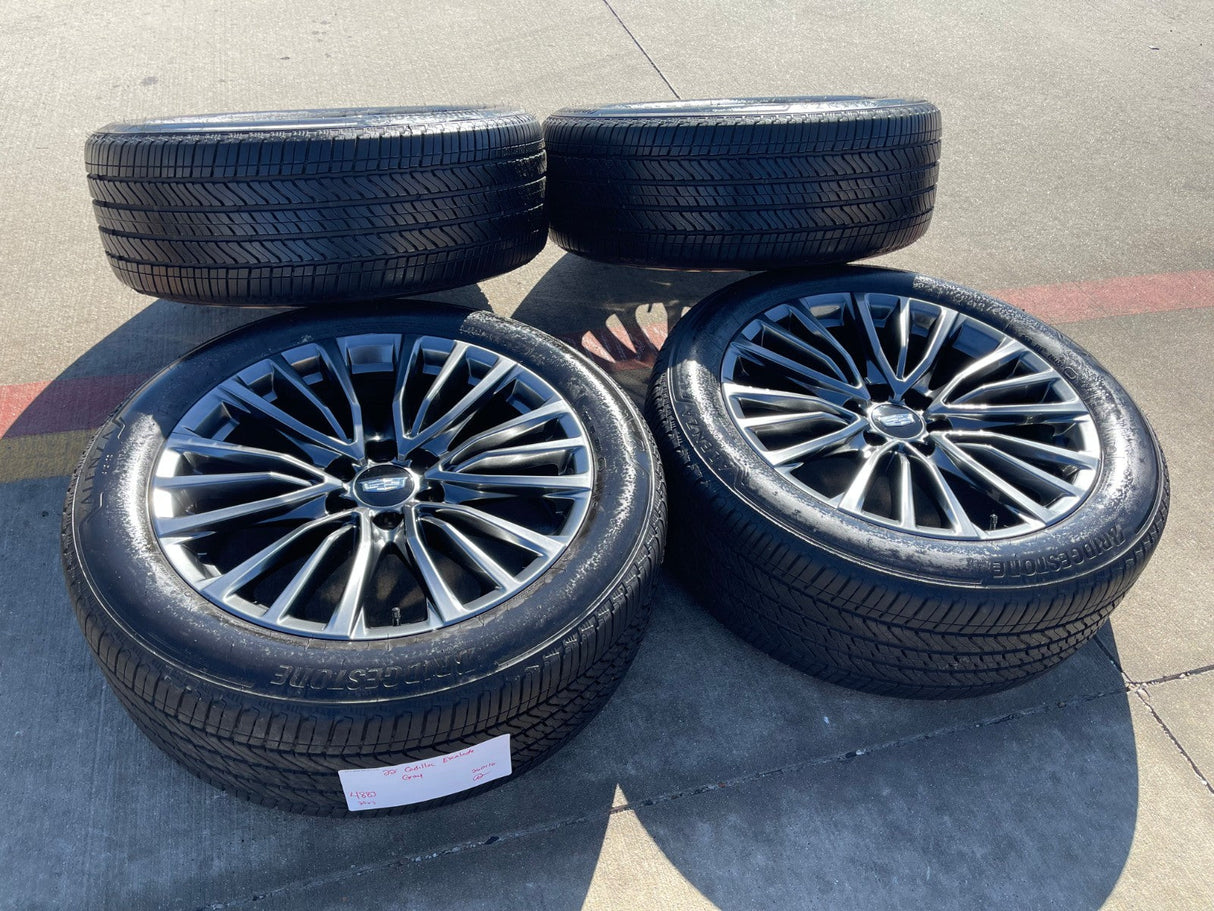 22" Cadillac Escalade V Platinum OEM 4883 95479 wheels rims 2023 2024 2025 2026 Texas Truck Tire