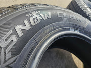 (4) 265/70/18 Cooper Discoverer Snow Claw LT 10 ply load range E tires Texas Truck Tire