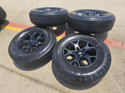 (1) 17" Jeep Wrangler Rubicon OEM 9218 wheel rim Gladiator tire NEXEN HTX2 NEW Texas Truck Tire