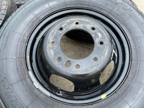 17" Dodge Ram 3500 Dually Laramie 8x200 wheels rims 2703 2704 OEM TOYO NEW Texas Truck Tire