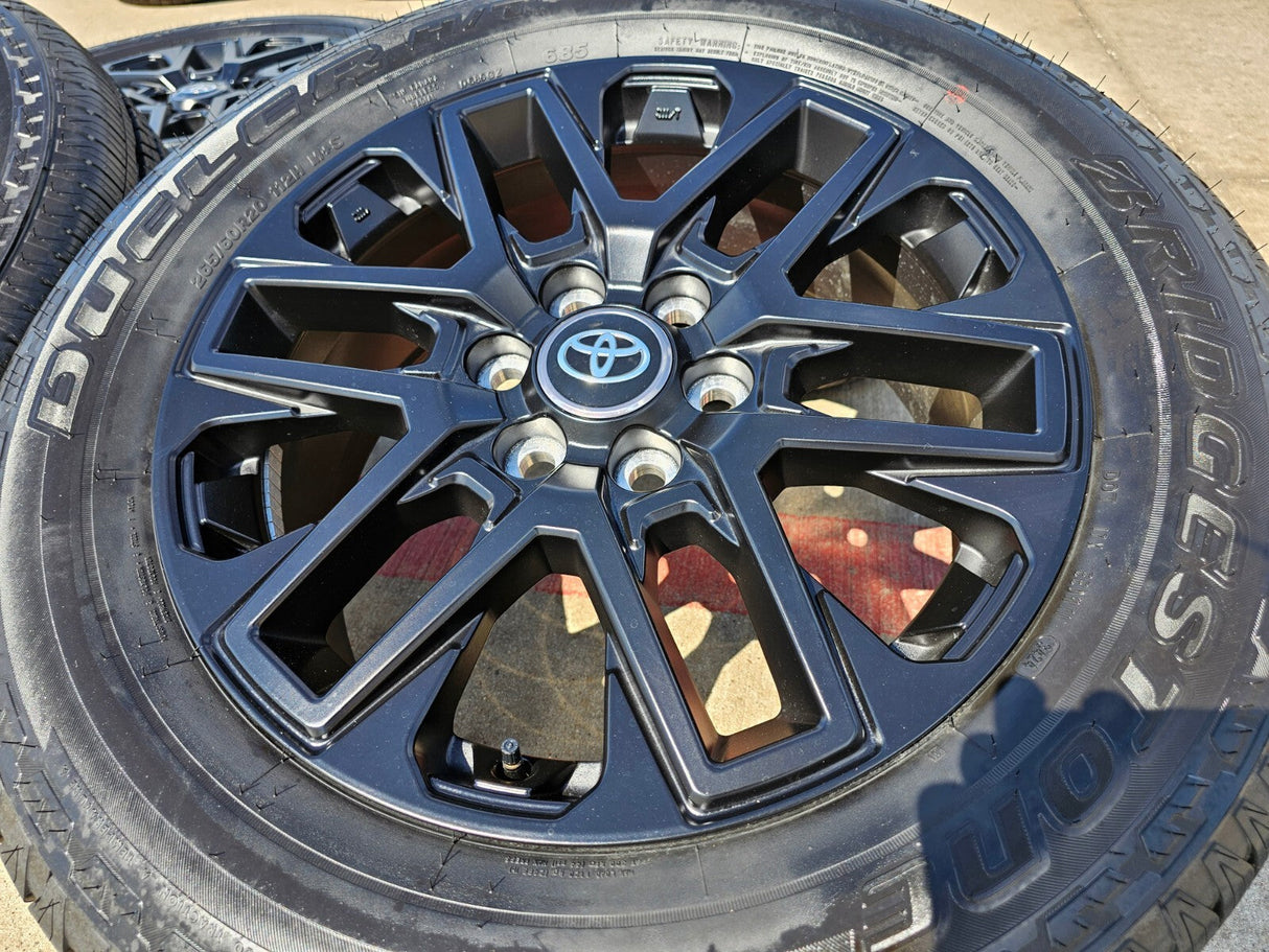 20" Toyota Tundra TRD OEM wheels rims TSS 75276 95295 Sequoia 2024 2025 2026 NEW Texas Truck Tire