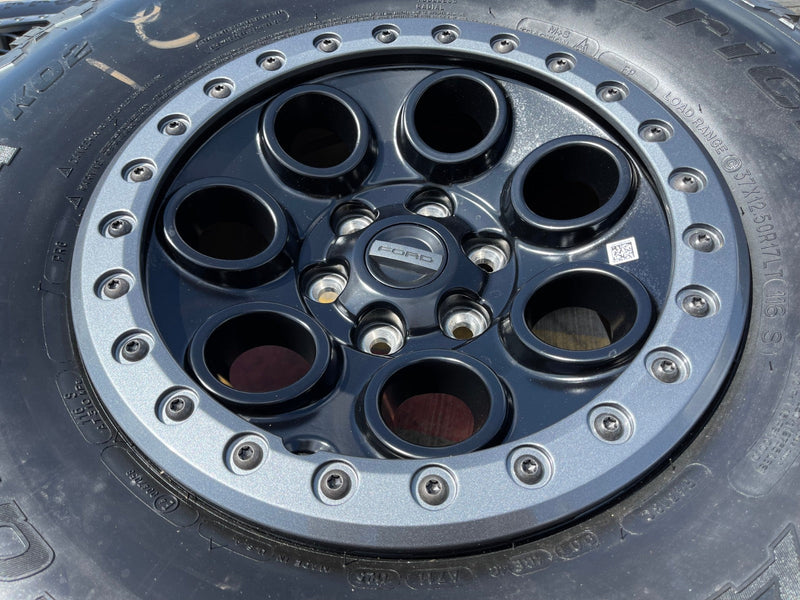 17" Ford F-150 Raptor OEM BEADLOCK 10612 rims wheels BFG KO2 37" 2025 2026 NEW Texas Truck Tire