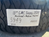 18" GMC Sierra AT4X Chevy Silverado 2500 3500 OEM 5949 wheels rims HANKOOK M/T2 Texas Truck Tire