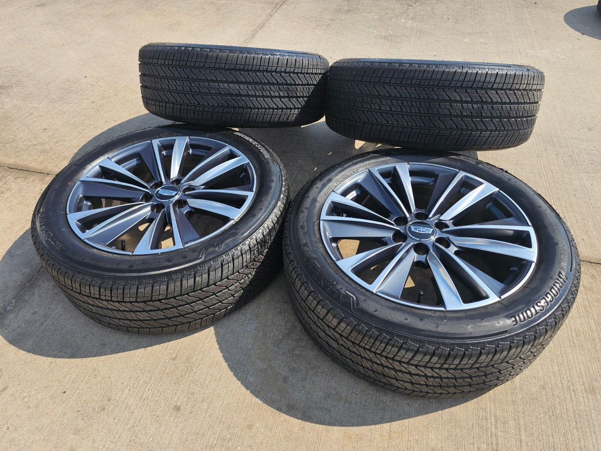 22" Cadillac Escalade Platinum OEM wheels rims tires 2024 2025 2026 NEW Texas Truck Tire