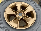 17" Jeep Wrangler Rubicon OEM 96226 wheels rims Gladiator GOODYEAR  A/T 33" NEW Texas Truck Tire