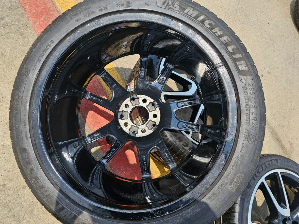 20" Mercedes E43 E53 E400 AMG S580 S65 S63 OEM 85543 85544 wheels rims Texas Truck Tire