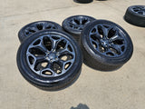 22" Dodge Ram 1500 OEM Laramie wheels LIMITED Gray 2685 2727 tires NEW Texas Truck Tire