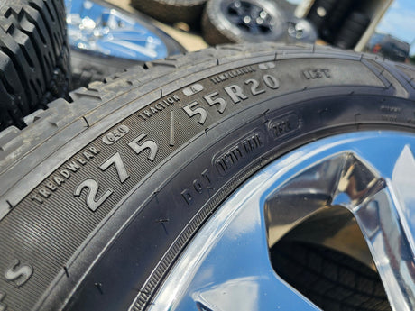 20" Ford F-150 Expedition OEM Lariat rims wheels 10171 CHROME NICE SET Texas Truck Tire