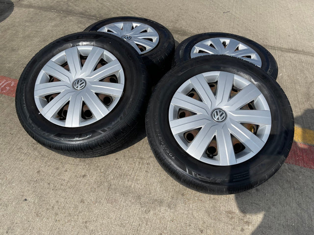 16" VW Jetta Passat OEM wheels rims 69894 Beetle DISCOUNTED Texas Truck Tire