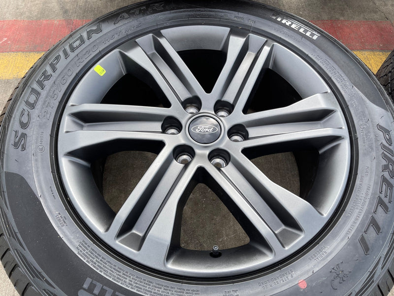 20" Ford F-150 FX-4 PLATINUM OEM rims wheels 10344 Expedition PIRELLI A/TR NEW Texas Truck Tire