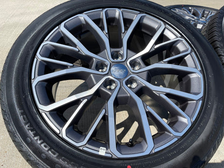 21" Jeep Grand Cherokee L OEM wheels rims 9290 Durango 2024 2025 2026 NEW Texas Truck Tire