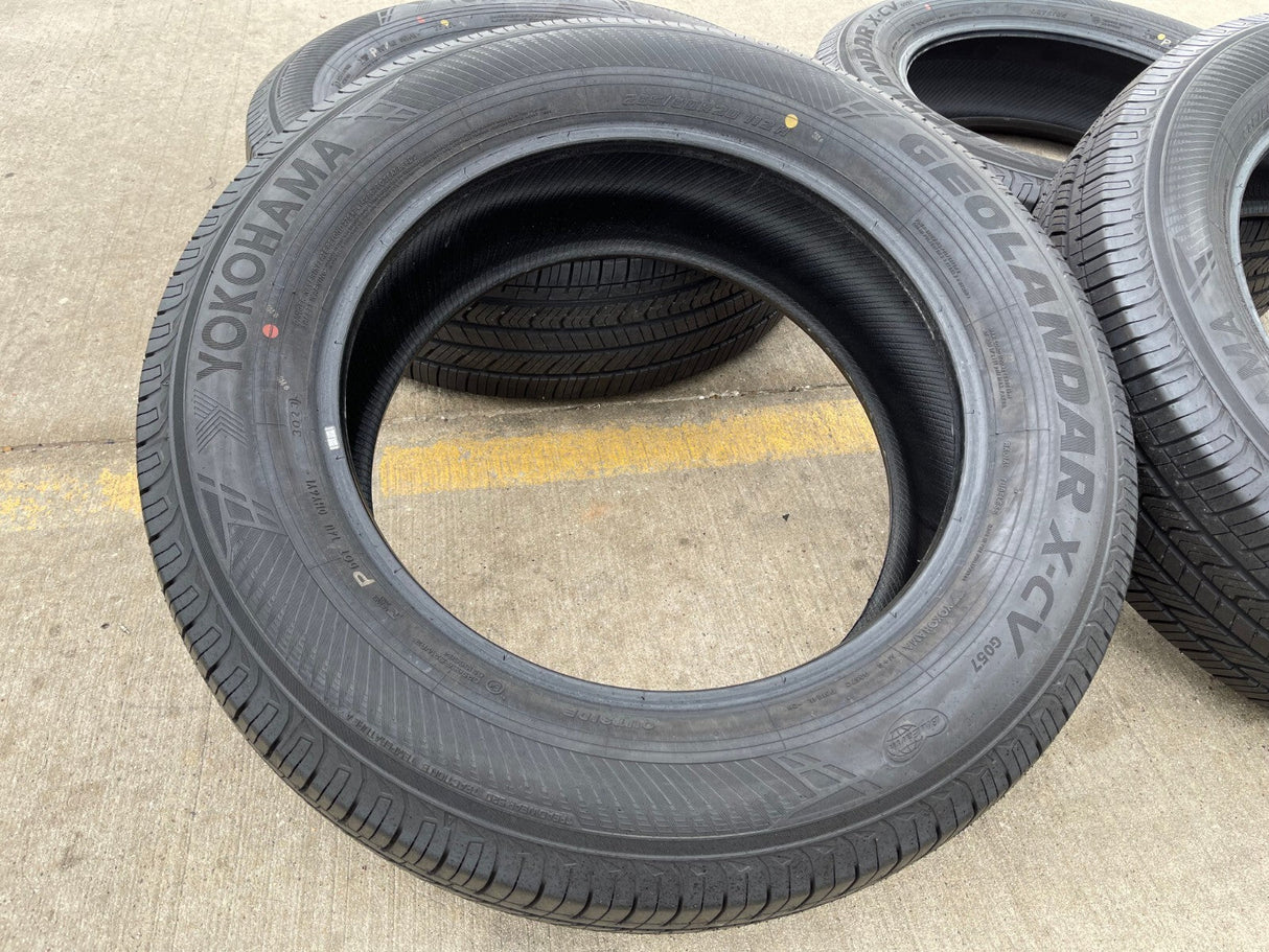 (4) 265/60/20 Yokohama Geolander X-CV tires NEW Sierra Tundra Silverado Texas Truck Tire