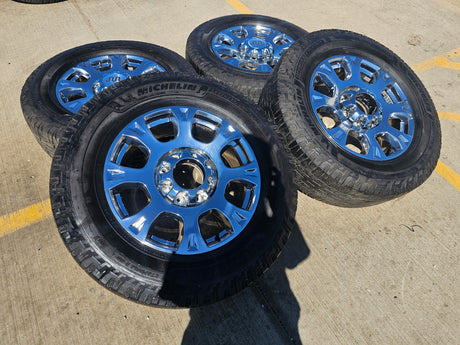 20" Ford F-250 F-350 KING RANCH OEM 10291 rims wheels MICHELIN DEFENDER PLATINUM Texas Truck Tire