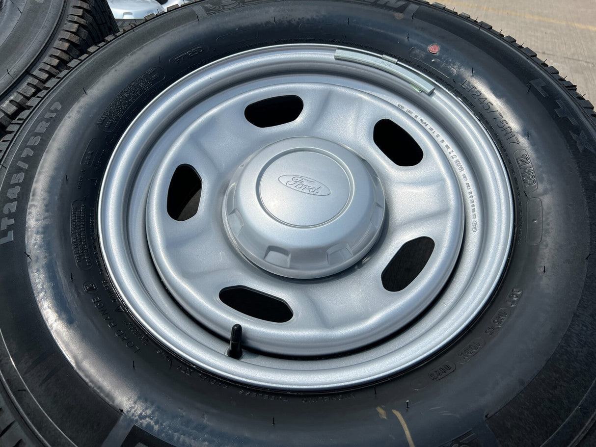 17" Ford F-250 F-350 OEM 3828 wheels rims tires MICHELIN 2023 2024 2025 2026 NEW Texas Truck Tire