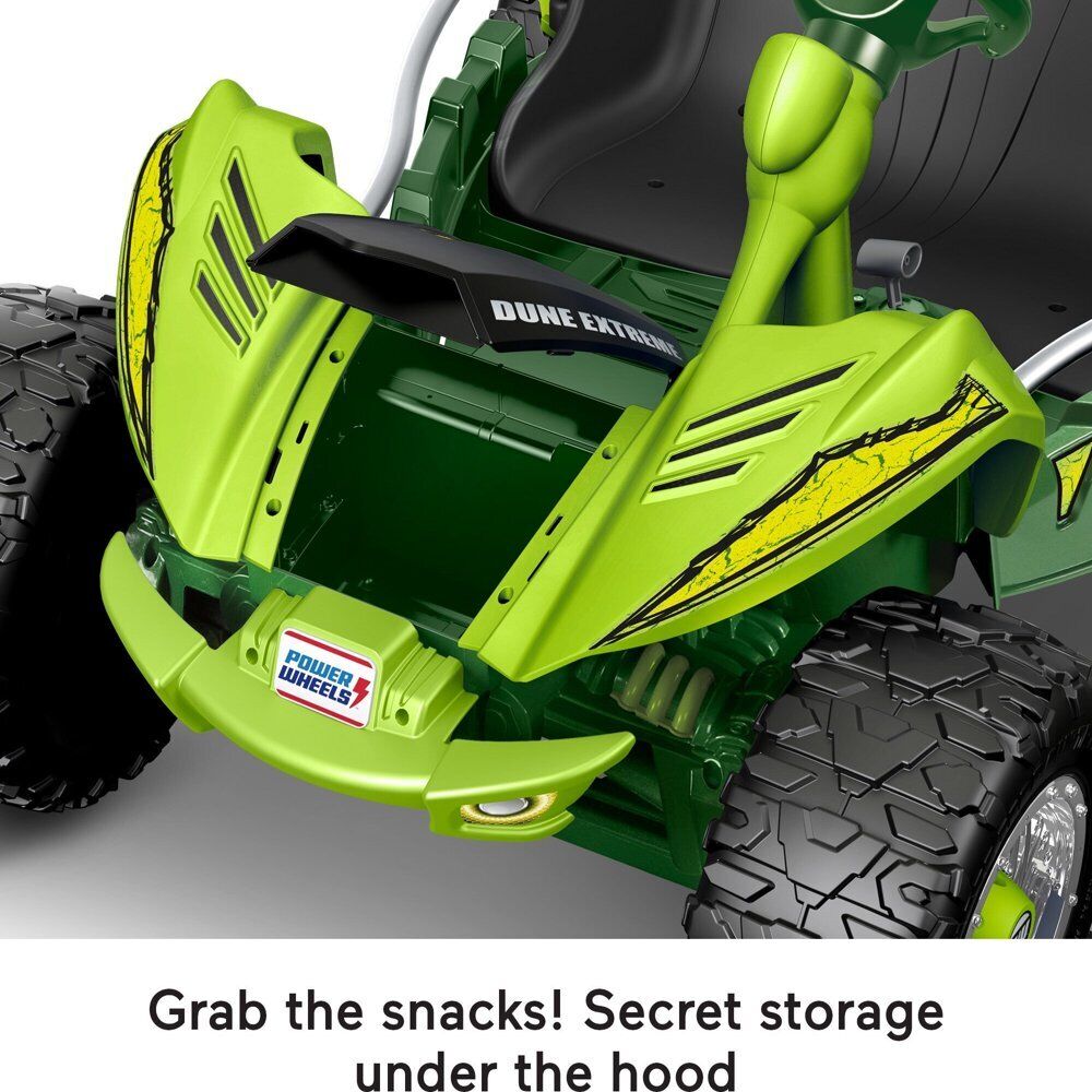 Adventure-Ready Battery-Powered Ride-On Vehicle for Kids with Storage Area