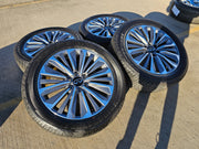 22" Infiniti QX80 QX56 Nissan Titan Armada OEM 94236 wheels rims 2025 2026 NEW Texas Truck Tire