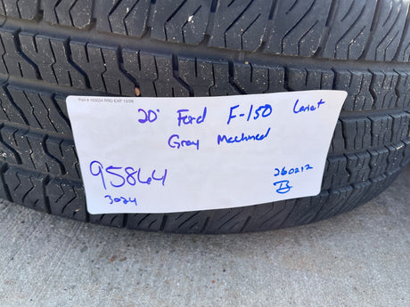 20" Ford F-150 LARIAT OEM 95864 rims wheels Expedition 2024 2025 2026 GOODYEAR Texas Truck Tire