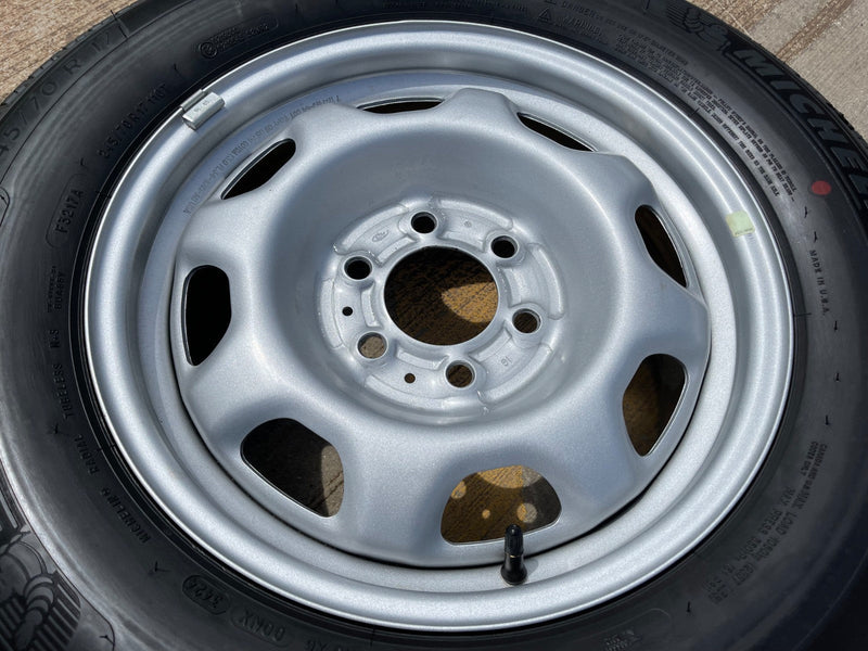 17" Ford F-150 OEM rim wheel 3857 tire steel 2023 2024 2025 2026 MICHELIN NEW Texas Truck Tire