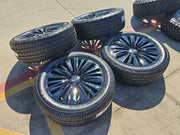 22" Infiniti QX80 QX56 Nissan Titan Armada OEM 94236 wheels rims MIHCELIN NEW Texas Truck Tire