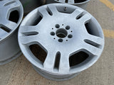 18" 18x8.5 + 18x9.5 Mercedes S550 S600 OEM staggered 65470 65471 wheels rims Texas Truck Tire