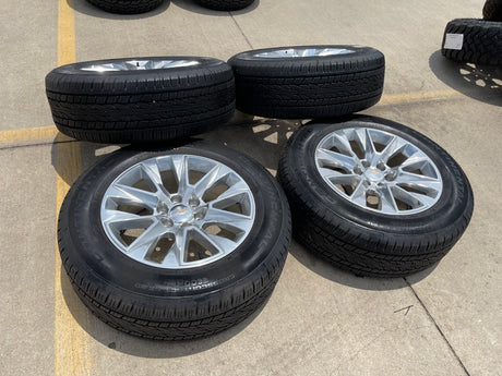 20" Chevy Tahoe Silverado LTZ 5920 OEM wheels rims Yukon 2023 2024 2025 2026 NEW Texas Truck Tire