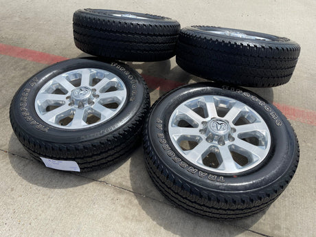 20" Dodge Ram 2500 3500 LARAMIE OEM 2700 wheels rims tires 2023 2024 2025 2026 Texas Truck Tire