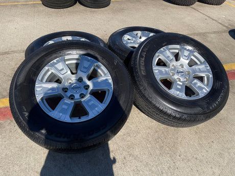 18" Nissan Titan Armada OEM 62752 wheels rims tires YOKOHAMA Texas Truck Tire