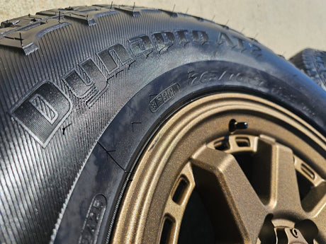 17" 4Runner Toyota Tacoma OEM BRONZE wheels rims FJ HANKOOK DYNAPRO A/T2 NEW Texas Truck Tire