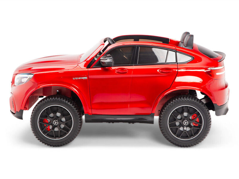 12V Power Mercedes GLC63S 2 SEAT Children's Electric Ride-on Car with Wheels