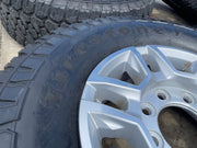 17" Chevy Silverado GMC Sierra 2500 OEM 5948 wheels rims FIRESTONE X/T 33" Texas Truck Tire