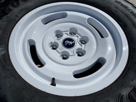 17" Ford Bronco HERITAGE Limited Edition wheels rims white 35" NEW 2024 2025 Texas Truck Tire
