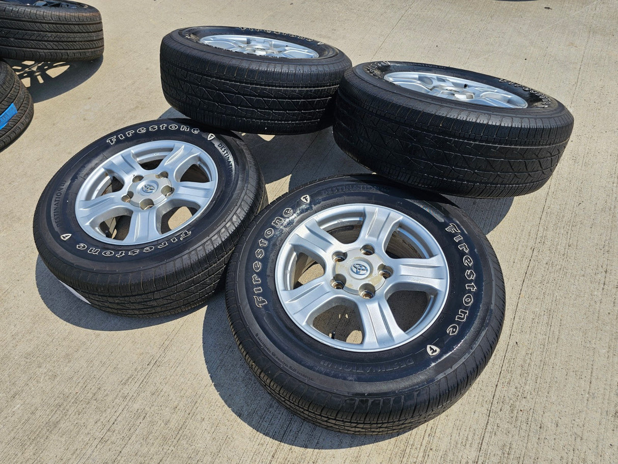 18" Toyota Tundra Sequoia TRD PRO OEM 5x150 wheels rims tires 69517 Texas Truck Tire