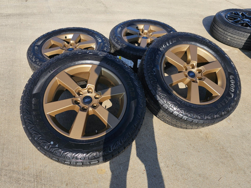 20" Ford F-150 Expedition OEM rims wheels BRONZE 10005 tires NEW Texas Truck Tire