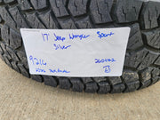 17" Jeep Wrangler Rubicon OEM wheels rims 9216 Gladiator tires A/T Texas Truck Tire
