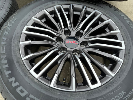 20" GMC Sierra Yukon Chevy Silverado OEM wheels rims 2024 2025 2026 NEW Texas Truck Tire