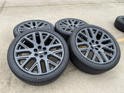 24" Cadillac Escalade Platinum OEM wheels rims tires 2023 2024 2025 2026 NEW Texas Truck Tire
