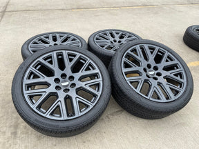 24" Cadillac Escalade Platinum OEM wheels rims tires 2023 2024 2025 2026 NEW Texas Truck Tire