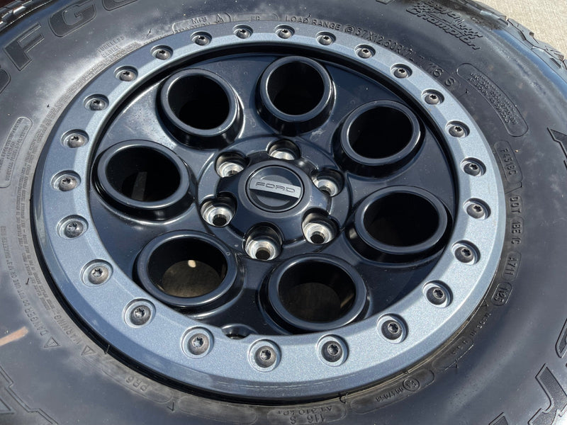17" Ford F-150 Raptor OEM BEADLOCK 10612 rims wheels BFG KO2 37" 2025 2026 NEW Texas Truck Tire