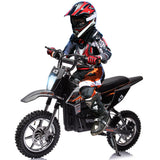 Electric Dirt Bike for Kids with LED Lamp and Brushed Motor - 36V Ride On Motorcycle