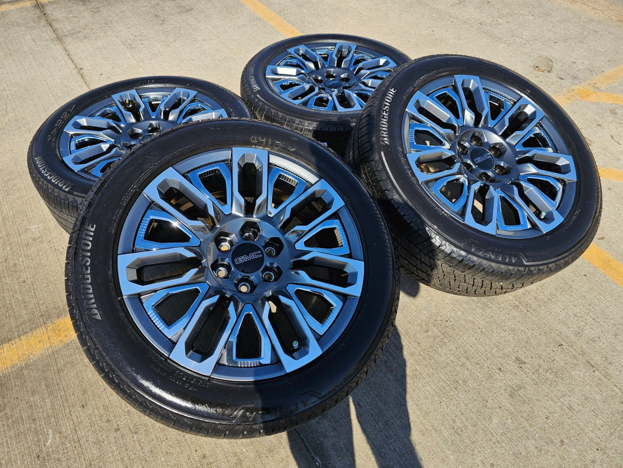 22" GMC Yukon Chevy Tahoe Escalade OEM 95486 wheels rims 2024 2025 2026 NEW Texas Truck Tire
