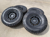 17x8.5 17" Method Racing MR318 Silverado RAM Tacoma wheels rims 6x139 6x5.5 35" Texas Truck Tire