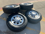 17" Ford F-250 F-350 OEM rims wheels 3599 tires DISCOUNTED Texas Truck Tire