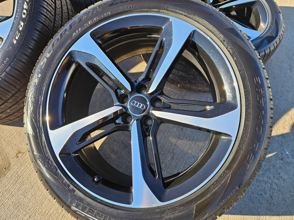 21" Audi SQ5 SQ7 SQ8 OEM wheels rims 58939 Q7 Q8 Q5 RS S PIRELLI Texas Truck Tire
