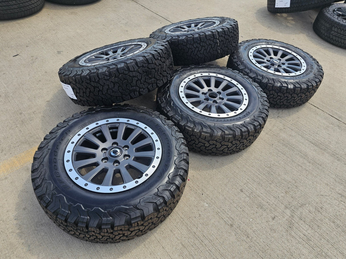 (5) 18" INEOS Grenadier OEM wheels rims beadlock 2023 2024 2025 2026 NEW BFG Texas Truck Tire