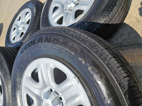 18" Toyota Tundra TSS TRD OEM 99083 wheels rims Sequoia LX600 2024 2025 2026 NEW Texas Truck Tire